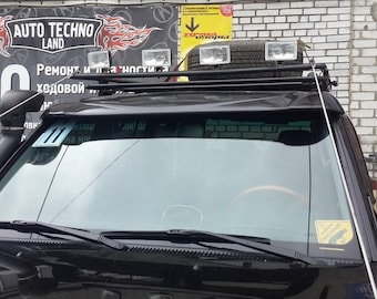 Land Cruiser 100 105 windshield deflector front spoiler Sun visor Front Window Roof Spoiler