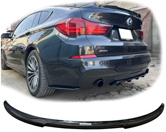 bmw f07 lip spoiler rear trunk spoiler DUCKTAIL spoiler black for BMW 5 GT