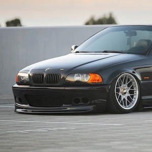 Alerón delantero BMW E46 CSL COUPE CABRIO MTech 2 Msport, divisor de parachoques de plástico ABS