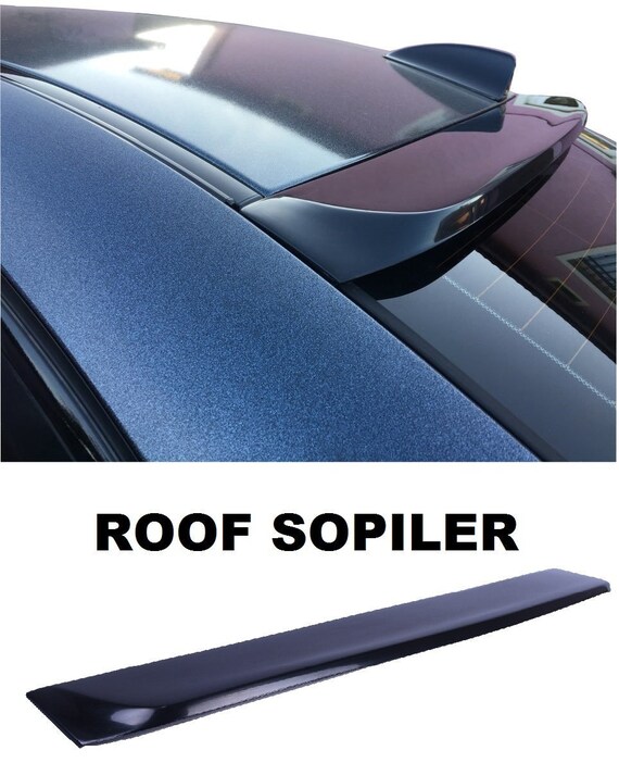 Generation V Rear Lip Spoiler For BMW E60 Sedan 2004-2010 – Black Gelcoat Fiberglass