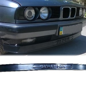 BMW E34 Alpina Style Tuning Voorbumper Splitter Lipspoiler met montageset