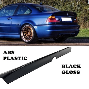 bmw E46 csl lip Spoiler coupe CSL M3 bmw e46 2 doors trunk Spoiler lip csl style ducktail