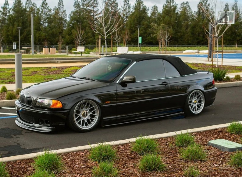 Spoiler/Splitter Avant Look CSL Pour BMW E46 M3 – En Fibre De Verre Noir – Pour Un Style Agressif