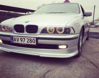 bmw E39 front lip Tuning Front Bumper Apron Full Splitter Lip spoiler 95-00
