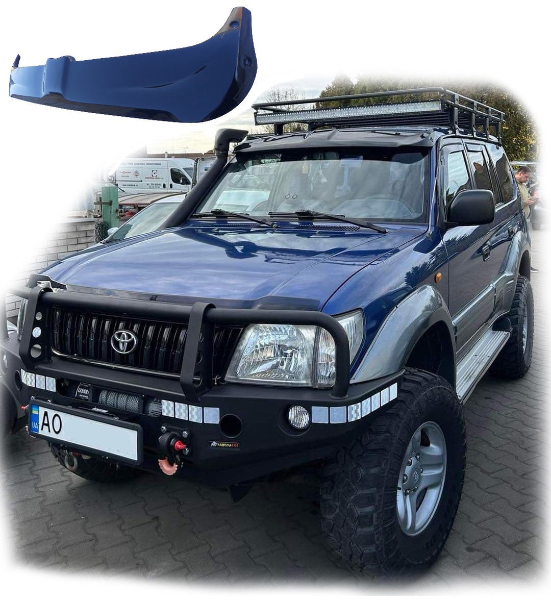 Toyota Land Cruiser 90 Windshield Deflector Front Spoiler