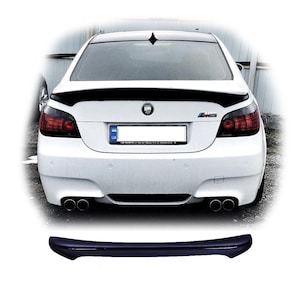 bmw e60 spoiler sedan Rear Spoiler lip GENERATION V for bmw e60 04-10