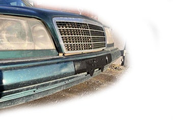 Mercedes-benz W124 Front License Plate Mount Frame Trim 86-93