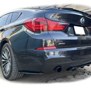 bmw f07 GT rear bumper diffuser + sides panels set for m-tech msport rear bumper lip