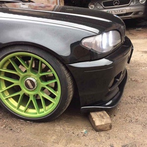 BMW E46 splitter Front Bumper M-tech2 Msport bumper Splitter Lip spoiler fit with sedan and coupe