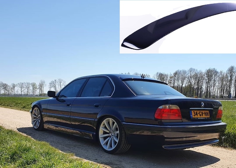 Alpina Style Front Lip Spoiler Splitter For BMW E38 7-Series – Fiberglass, Black