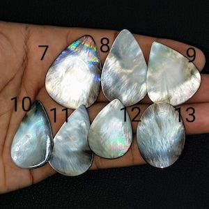 Natural Mother of pearl shell cabochon , MOP shell , blister shell cabochon