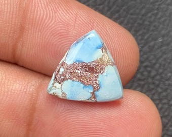 Natural Golden Hills Turquoise Loose Cabochon | Kazakhstan Mine Turquoise | Loose Turquoise for Jewelry Making [ 15x17x04 MM & 5.35 Crt ]