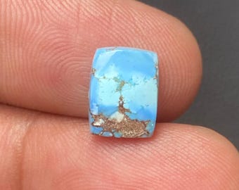 Natural Golden Hills Turquoise Loose Cabochon | Kazakhstan Mine Turquoise | Loose Turquoise for Jewelry Making [ 11x09x03 MM & 2.45  Crt ]