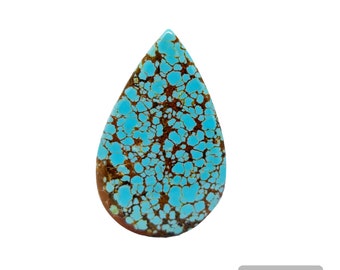 Natural Number Eight Turquoise, Number 8 Turquoise cabochon, [ 20.20 Cts & 34 x 22 x 04 MM ]