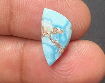 Natural Golden Hills Turquoise Loose Cabochon | Kazakhstan Mine Turquoise | Loose Turquoise for Jewelry Making [ 18x10x04 MM & 4.85  Crt ]