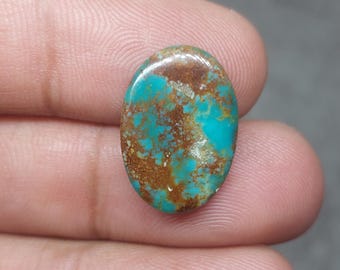 Natural Patagonia Turquoise Loose Cabochon | Loose Turquoise gemstone for Jewelry Making [ 20x14x02 MM & 5.32 crt  ]