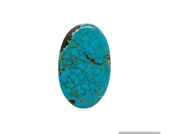 Natural Number Eight Turquoise, Number 8 Turquoise cabochon, [ 16.90 Cts & 27 x 12 x 05 MM ]