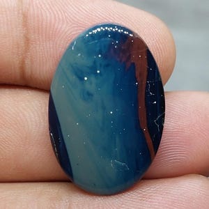 Top Quality Natural Leland Blue Cabochon, Leland Blue Stone, Oval Shape Leland Blue [ 25.90 Cts & 29 x 20 x 05 MM ]