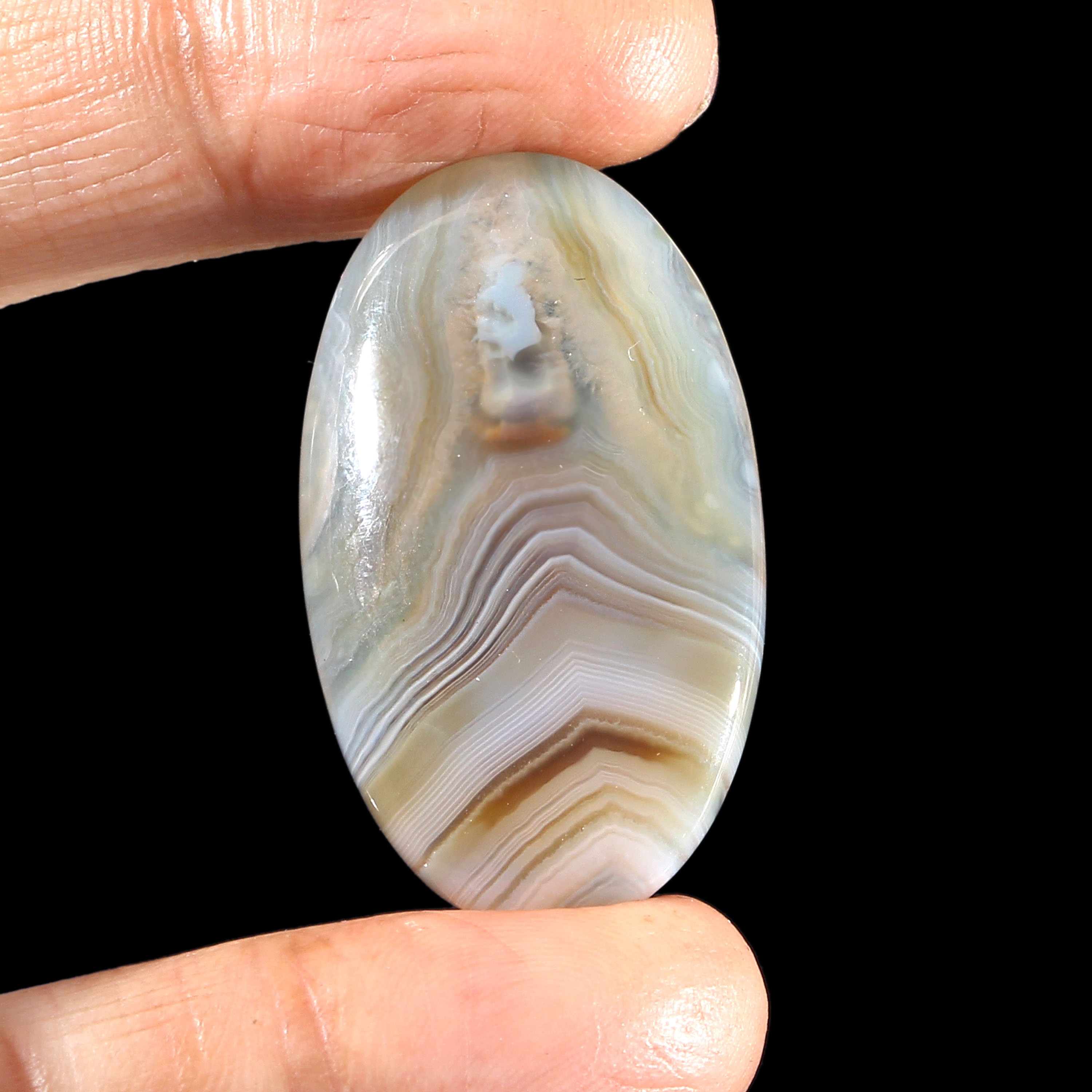 Cabochon En Onyx Noir Rond - Diamètre 15mm, Pour Création De Bijoux (neuf)