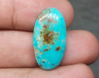 Natural Patagonia Turquoise Loose Cabochon | Loose Turquoise gemstone for Jewelry Making [ 26x14x04 MM & 11.20 crt  ]