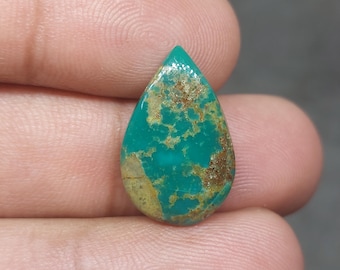 Natural Patagonia Turquoise Loose Cabochon | Loose Turquoise gemstone for Jewelry Making [ 21x14x04 MM & 6.96 crt  ]