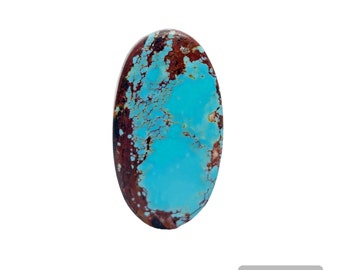Natural Number Eight Turquoise, Number 8 Turquoise cabochon, [ 19.30 Cts & 30 x 17 x 05 MM ]