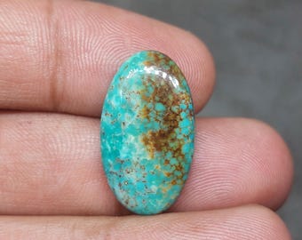 Natural Patagonia Turquoise Loose Cabochon | Loose Turquoise gemstone for Jewelry Making [ 25x15x04 MM & 10.19 crt  ]