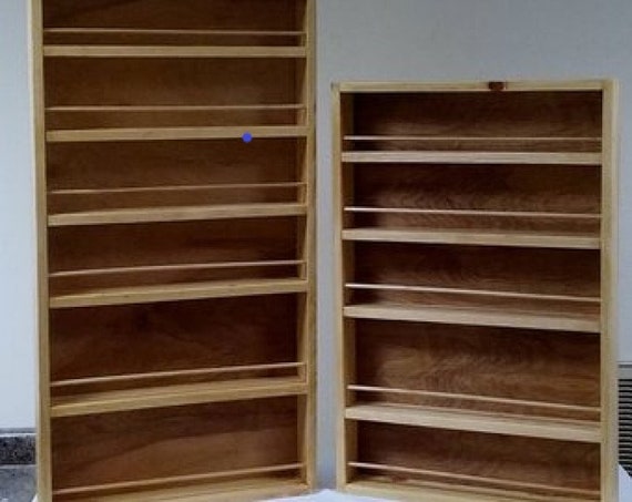 Door Mounted Spice Rack Pantry Door Spice Rack Full Door Etsy