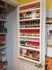 Door mounted spice rack, wider widths, pantry door, closet door, hollow core door soild wood door or wall mounted 