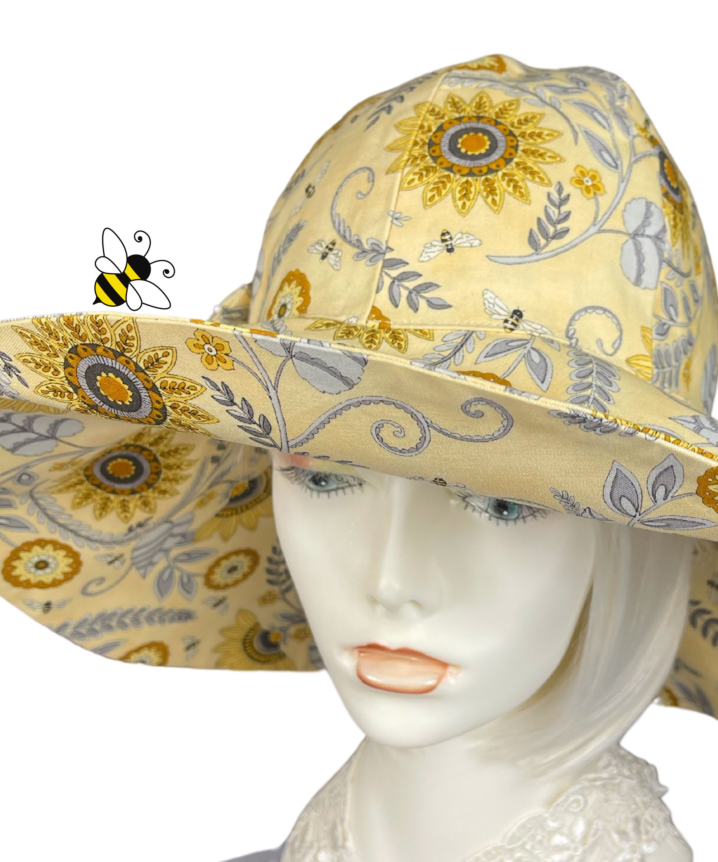 Ladies Sun Hat Wide Brim Hat Sun Hat For Women Wide Etsy
