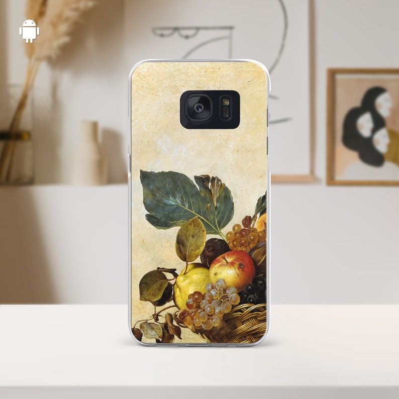 Fruit basket Samsung Case Cool Galaxy S9 Plus Case Modern Samsung Art Cell s7 edge Samsung Galaxy S10 Samsung galaxy s20,Caravaggio