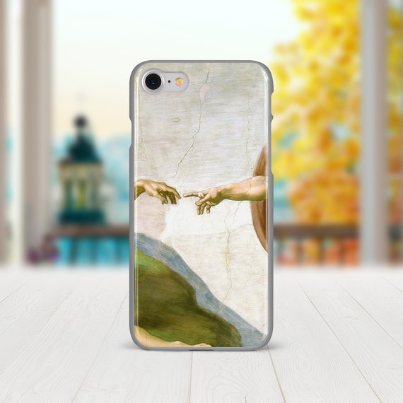 Michelangelo Iphone 8 Case Sistine Chapel Ceiling Creation Etsy