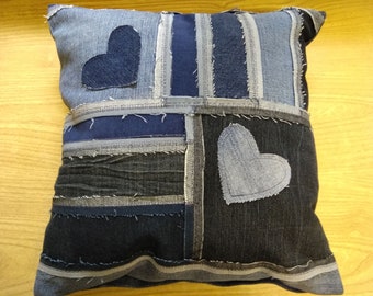 Denim Pillow Case Etsy