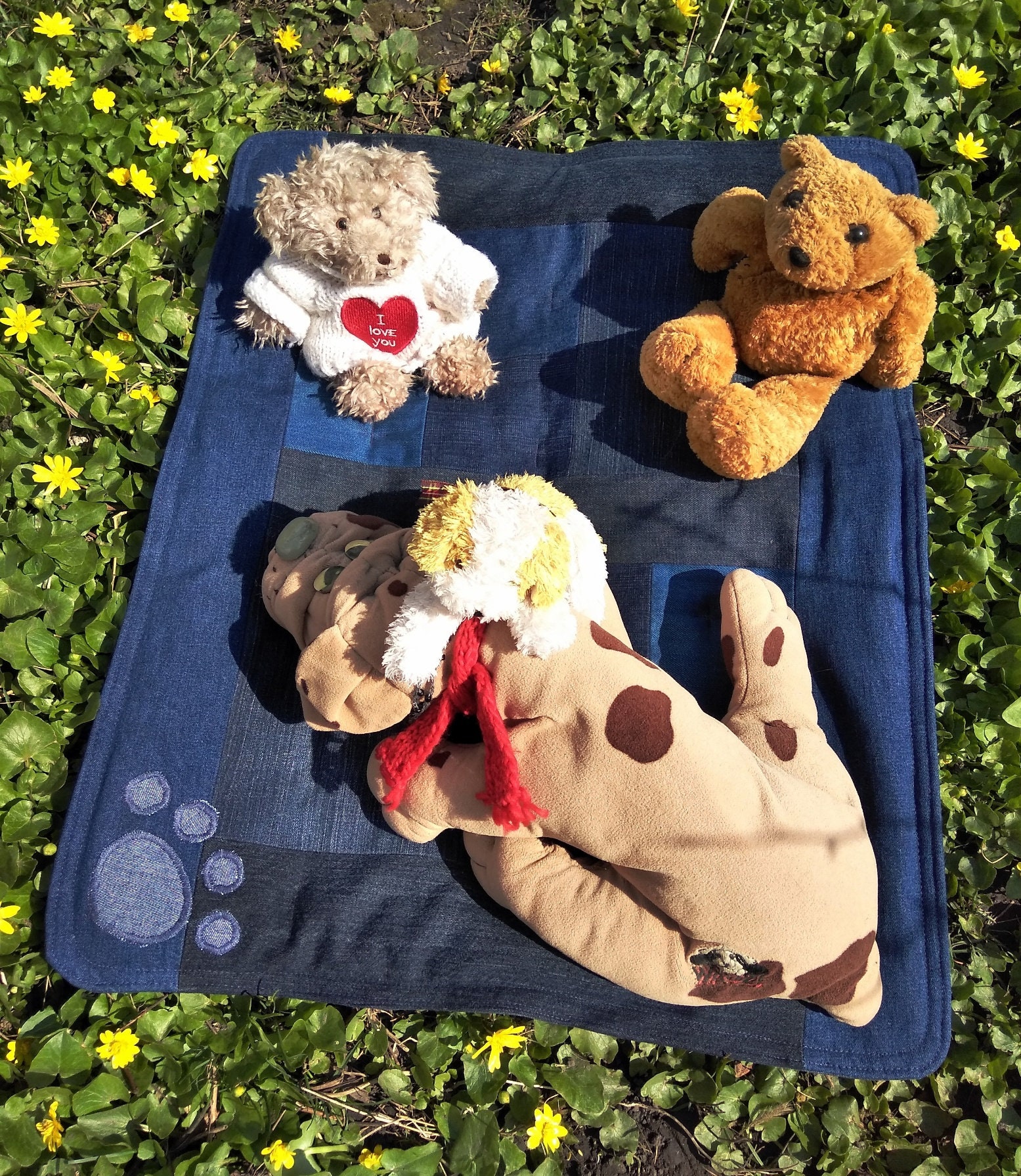 Hundematte / Teppich für Tiere / Jeansmatte für Hunde / Bett Etsy