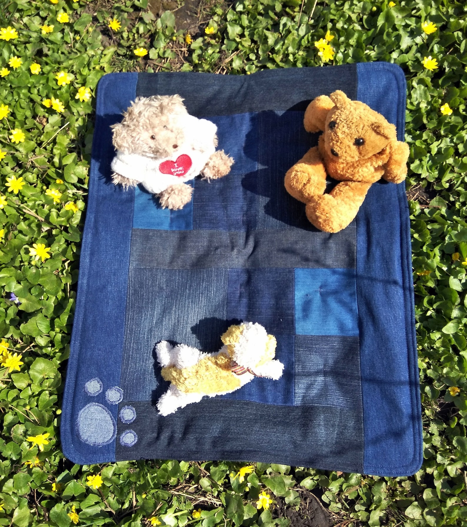 Hundematte / Teppich für Tiere / Jeansmatte für Hunde / Bett Etsy