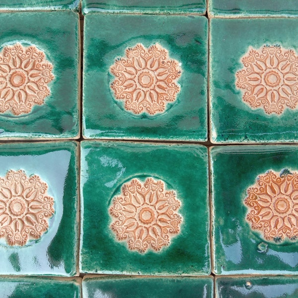Ceramic Tile Set - Etsy