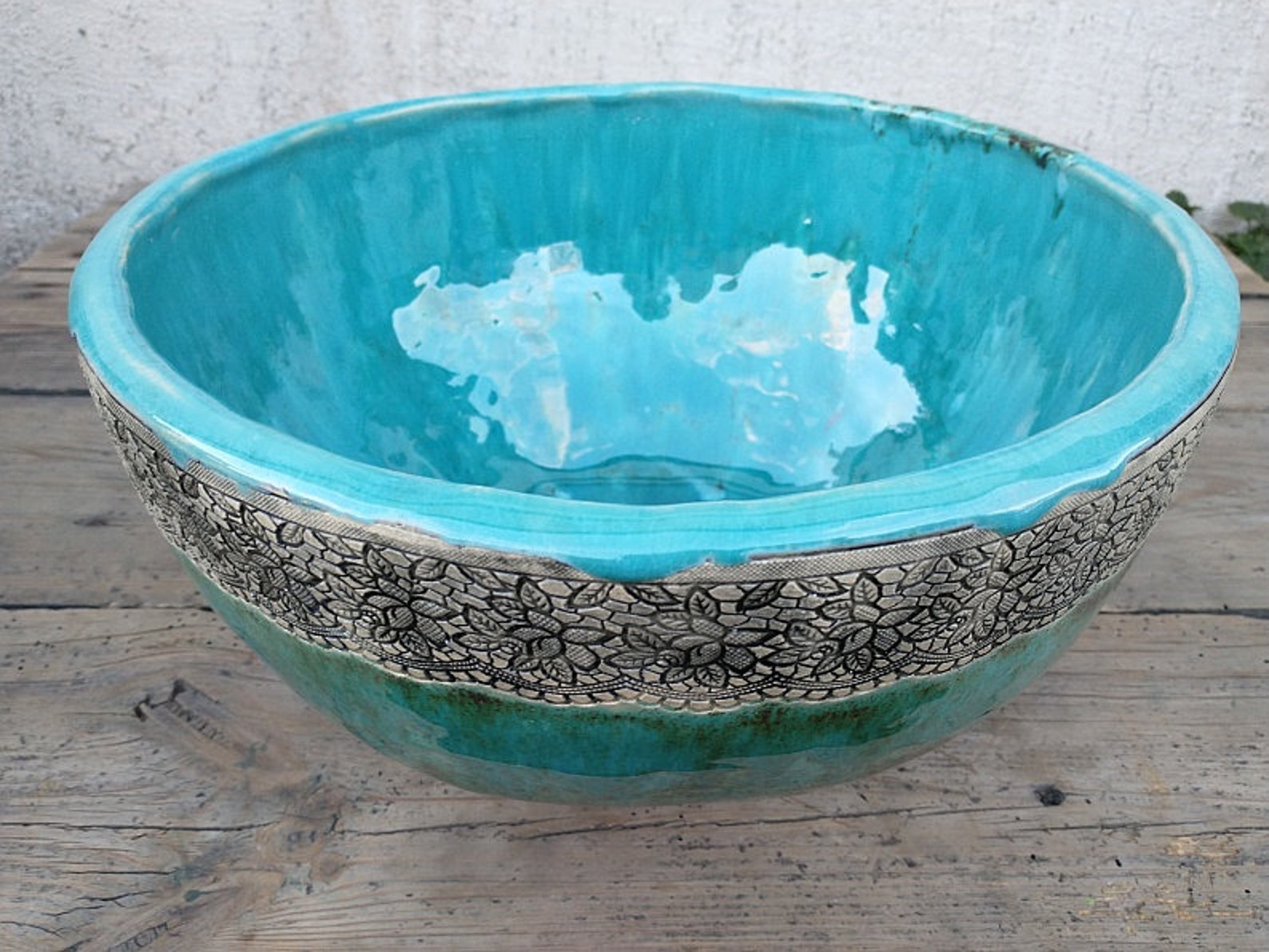 Ceramic Countertop Bathroom Sink Large Bathroom Sink Etsy