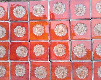 Ceramic tiles, set of ceramic tiles, mini ceramic tiles