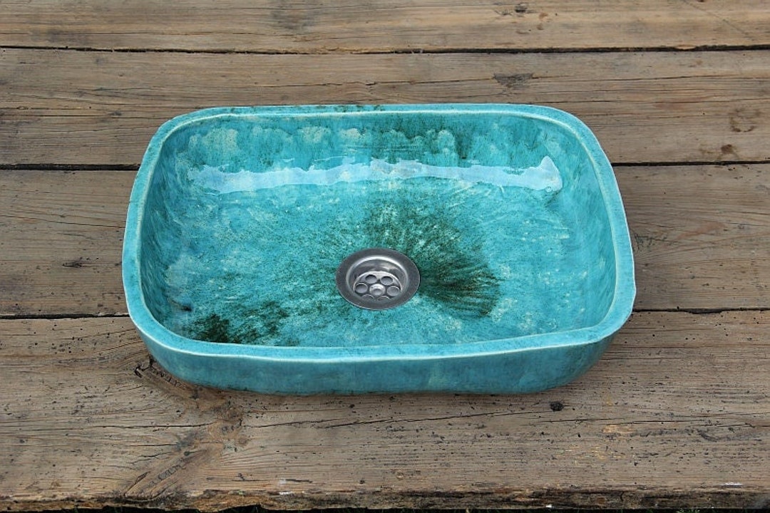 Large Rectangular Sink Large Bathroom Sink Etsy UK