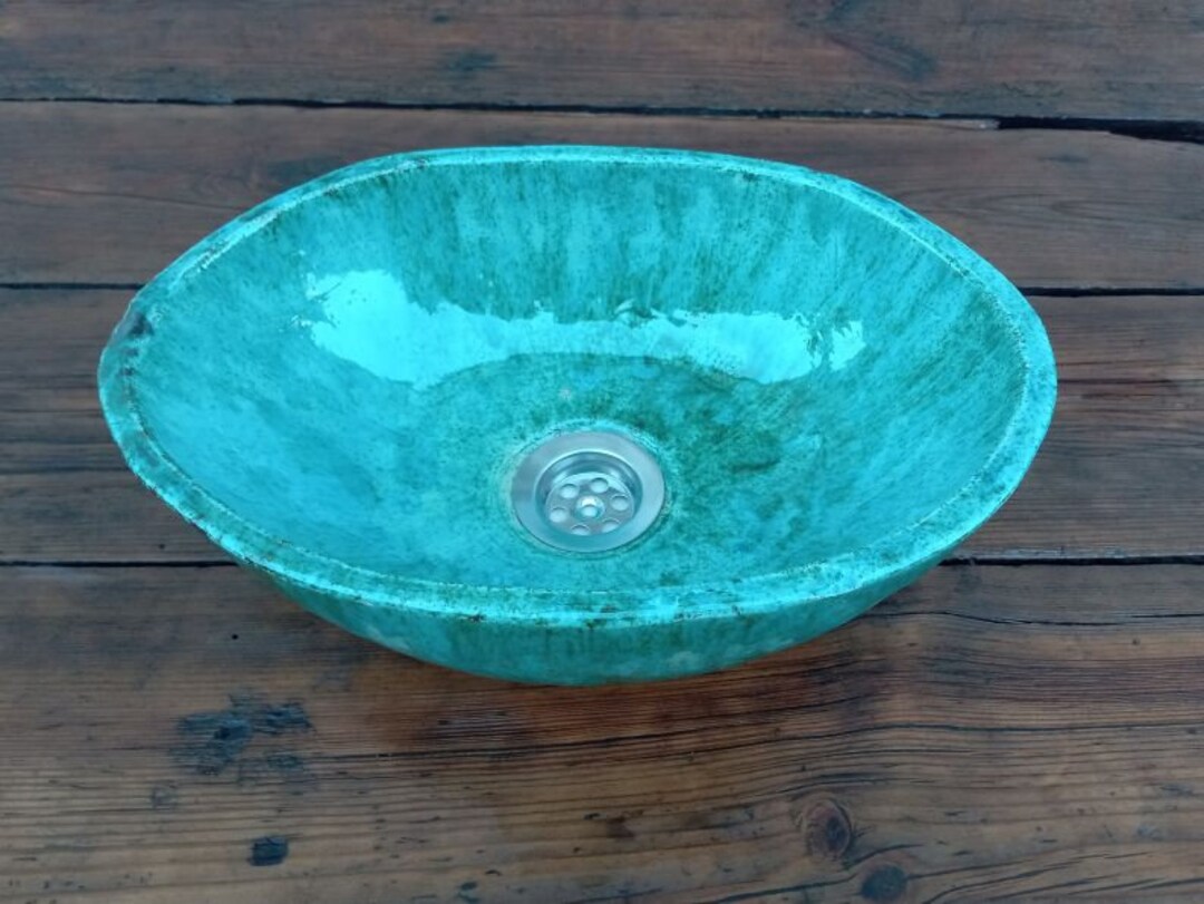Oval Bathroom Sink Etsy Australia