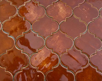 Brown Moroccan tiles