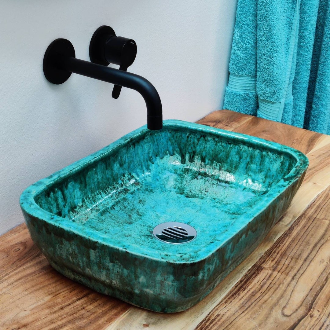 Large Rectangular Sink Large Bathroom Sink Etsy UK
