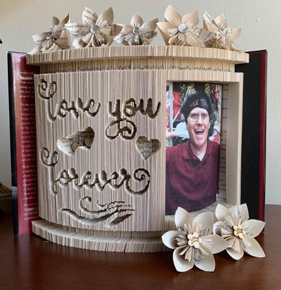 Love You Forever Book Folded Frame Etsy