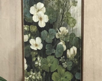 Shamrock 1 Narrow Photo Strip Pattern, Fore-Edge Book Art, St Patrick's Day, Centerpiece, Reception Desk