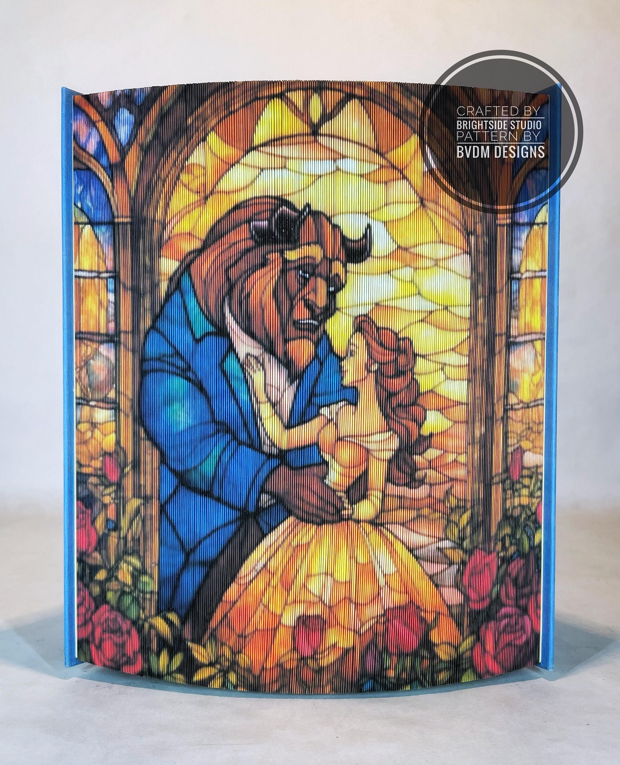 Beauty and the Beast 2-1 Photo Strip Pattern, Fore-edge Book Beauty and the Beast 2-1 Photo Strip Pattern, Fore-edge Book