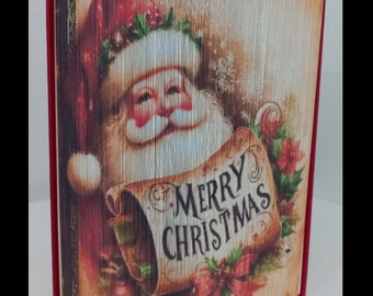 motif de bande photo vintage de Noël 2, art du livre avant-bord, bureau de réception, pièce maîtresse, merci