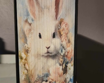 Easter Rabbit 109 Photo Strip Pattern, Fore-Edge Book Art, Easter Centerpiece, Reception Desk, Thank You, Birthday, Door Prize, Raffle