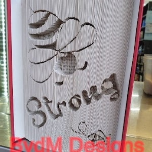BEE Stong Book Folding Pattern