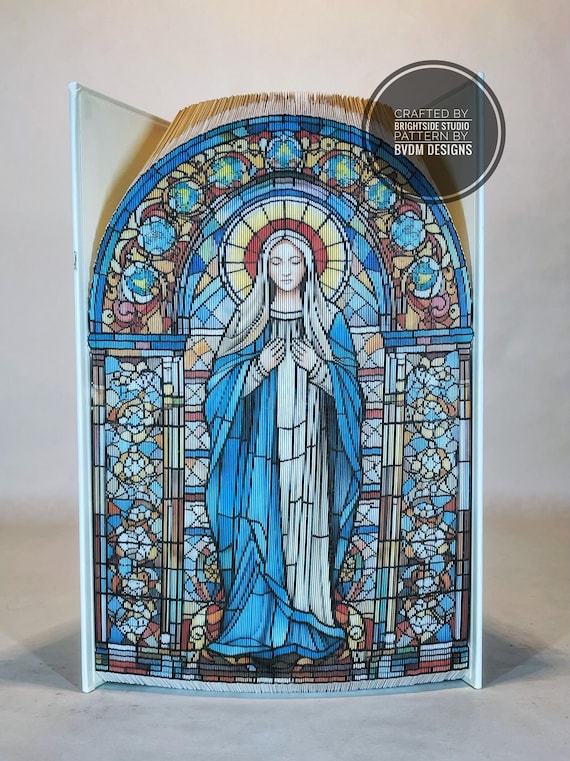グラスマスターズ　 「monastery icons」ステンドグラス　マリア 聖母マリア、1898年（ステンドグラス）
