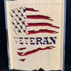 USA Flag with Veteran - BvdM Designs